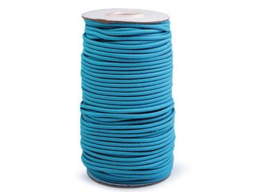 Gummikordel rund Ø3 mm MAGGIE - Azur